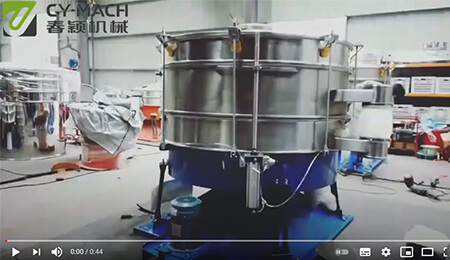 Tumbler Sieving Machine With Automatic Lifting Device